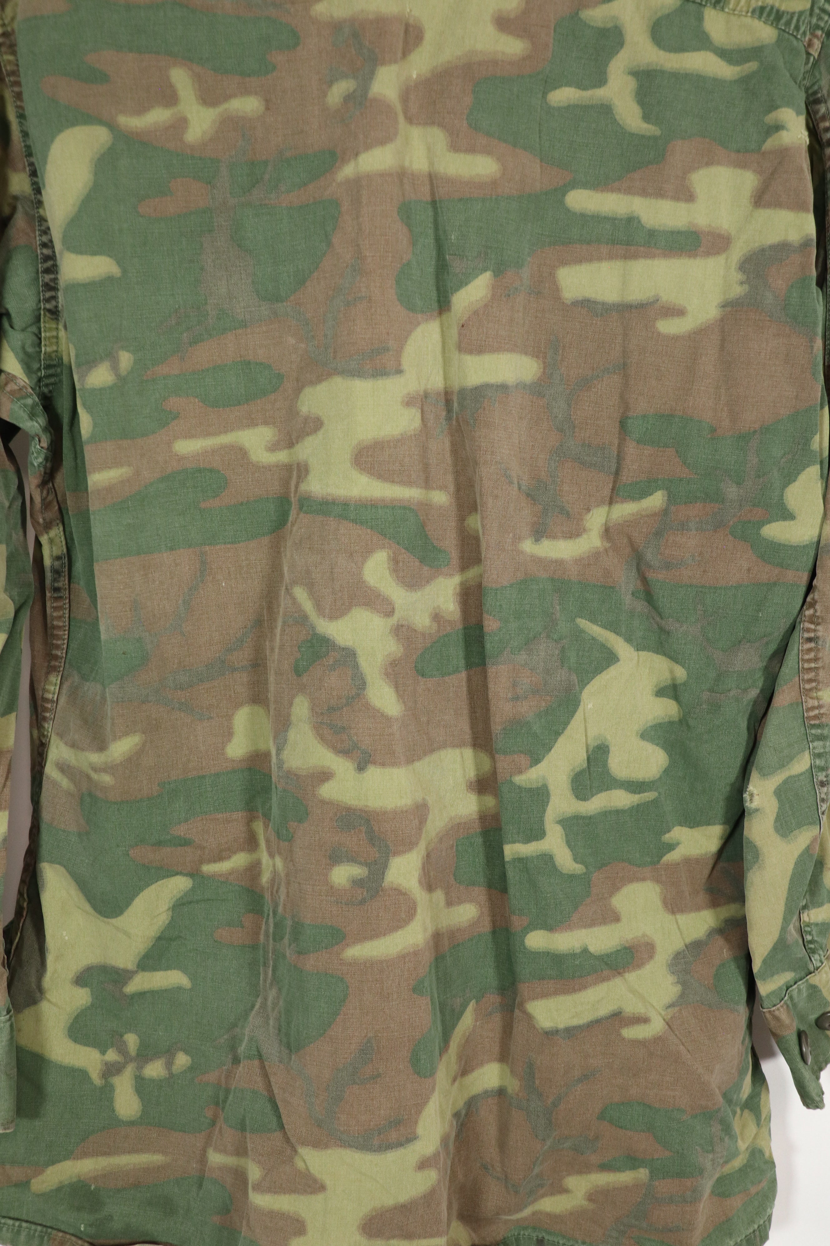 Real ERDL non ripstop jungle fatigues jacket, used, scratches, etc. A