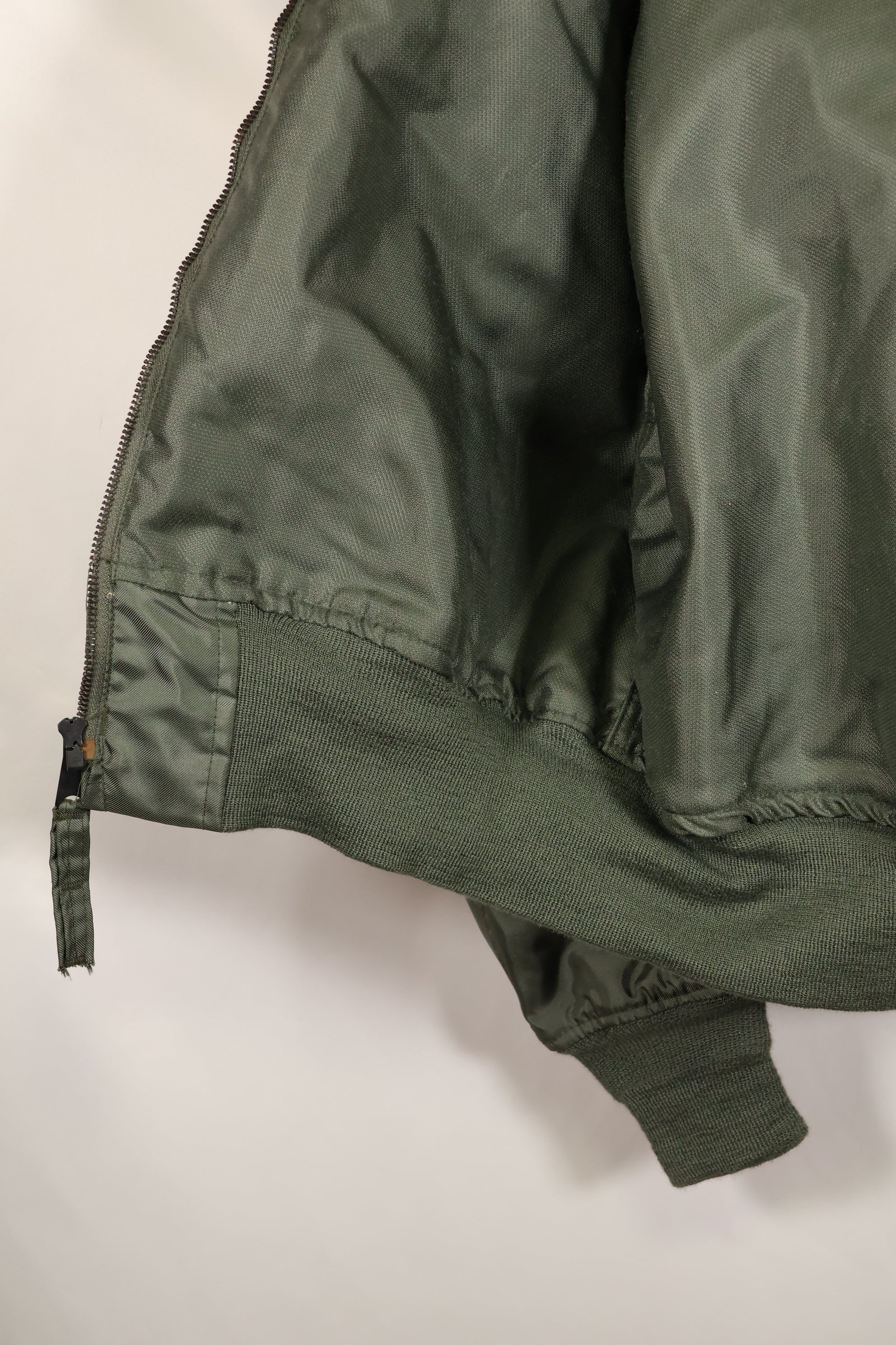 1981 Contract, LARGE, U.S. Navy, CWU-36P Flight Jacket, With Patches, Like-New Condition