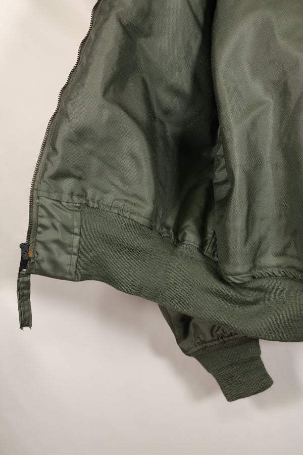 1981 Contract, LARGE, U.S. Navy, CWU-36P Flight Jacket, With Patches, Like-New Condition