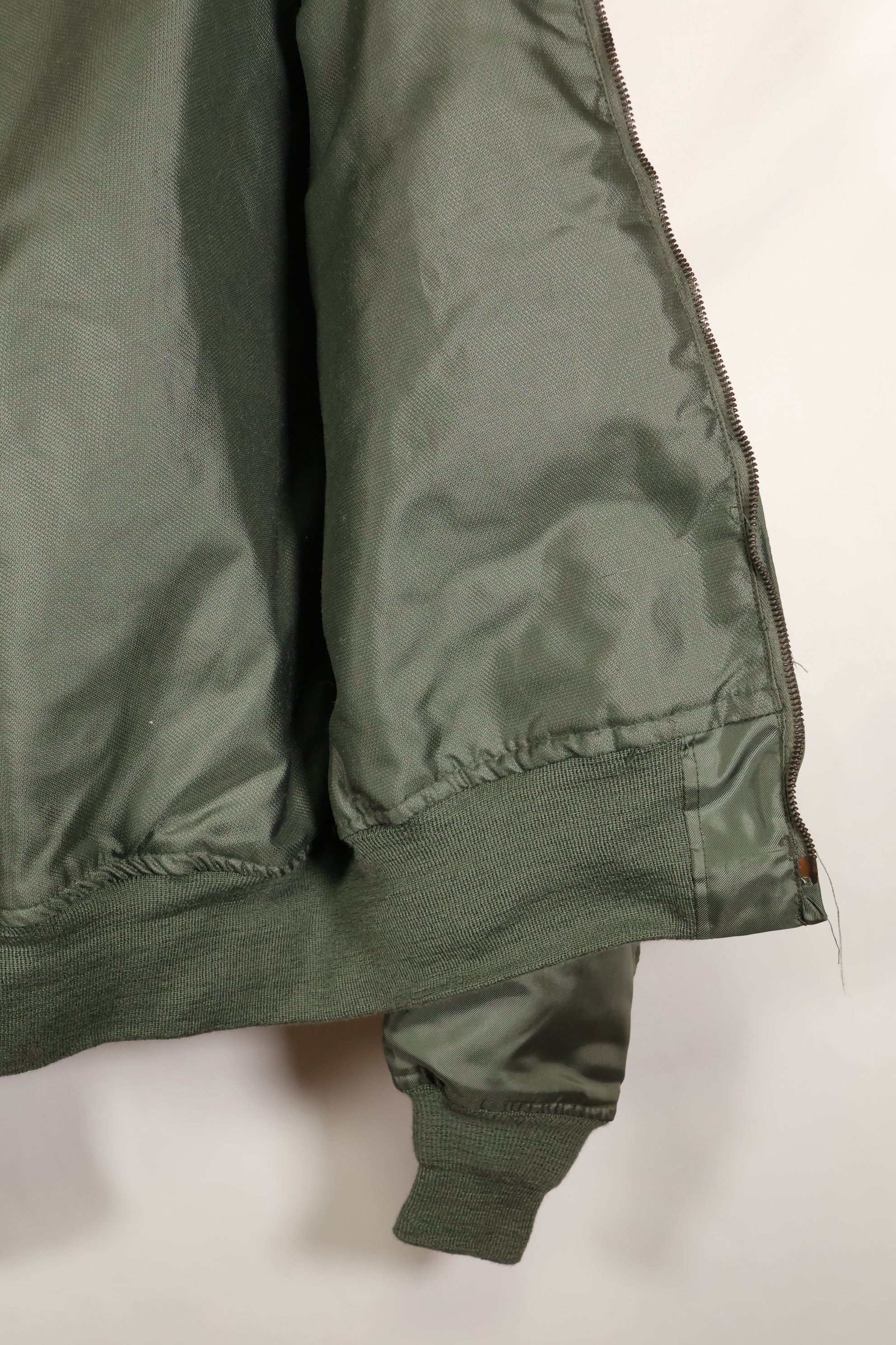 1981 Contract, LARGE, U.S. Navy, CWU-36P Flight Jacket, With Patches, Like-New Condition