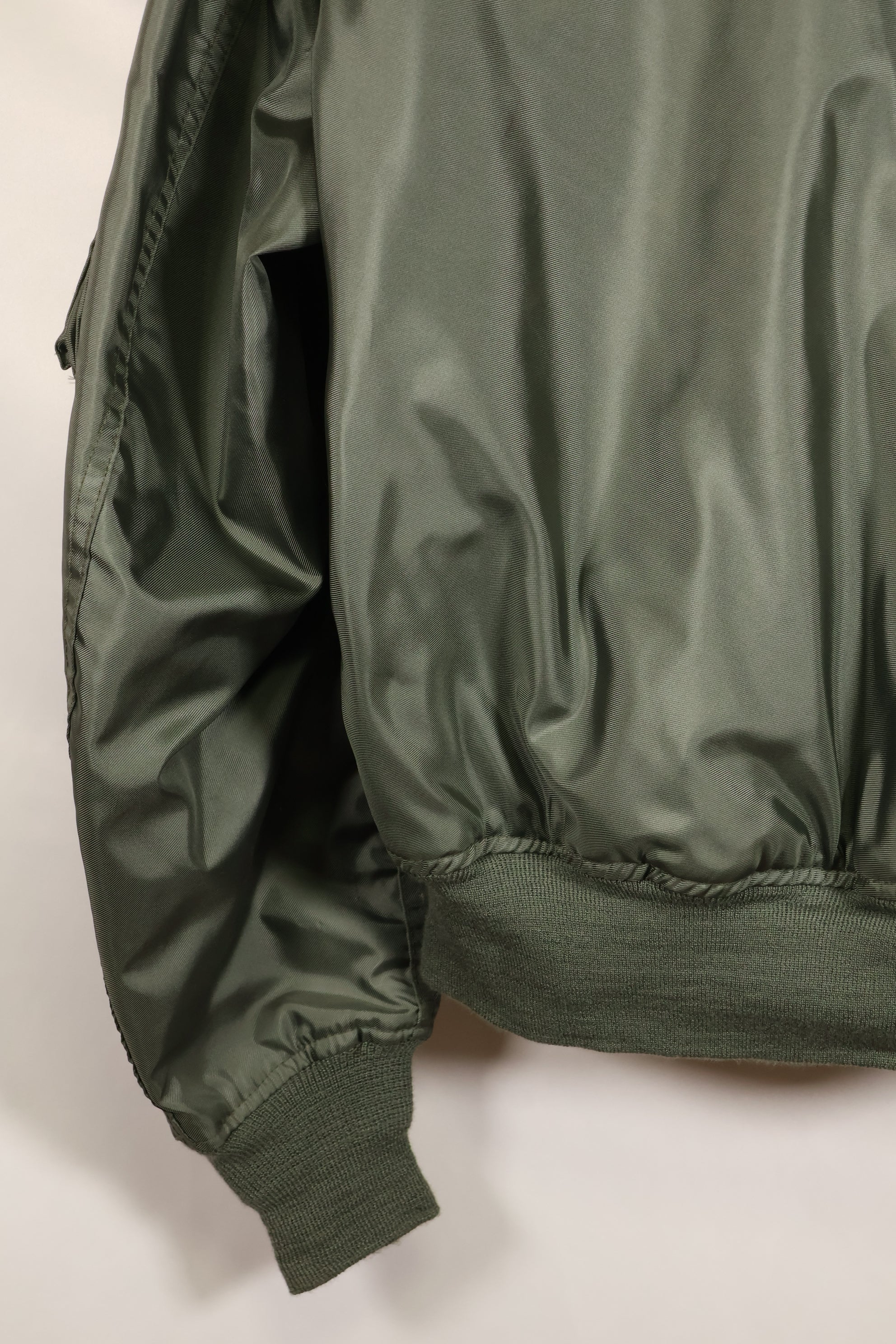 1981 Contract, LARGE, U.S. Navy, CWU-36P Flight Jacket, With Patches, Like-New Condition