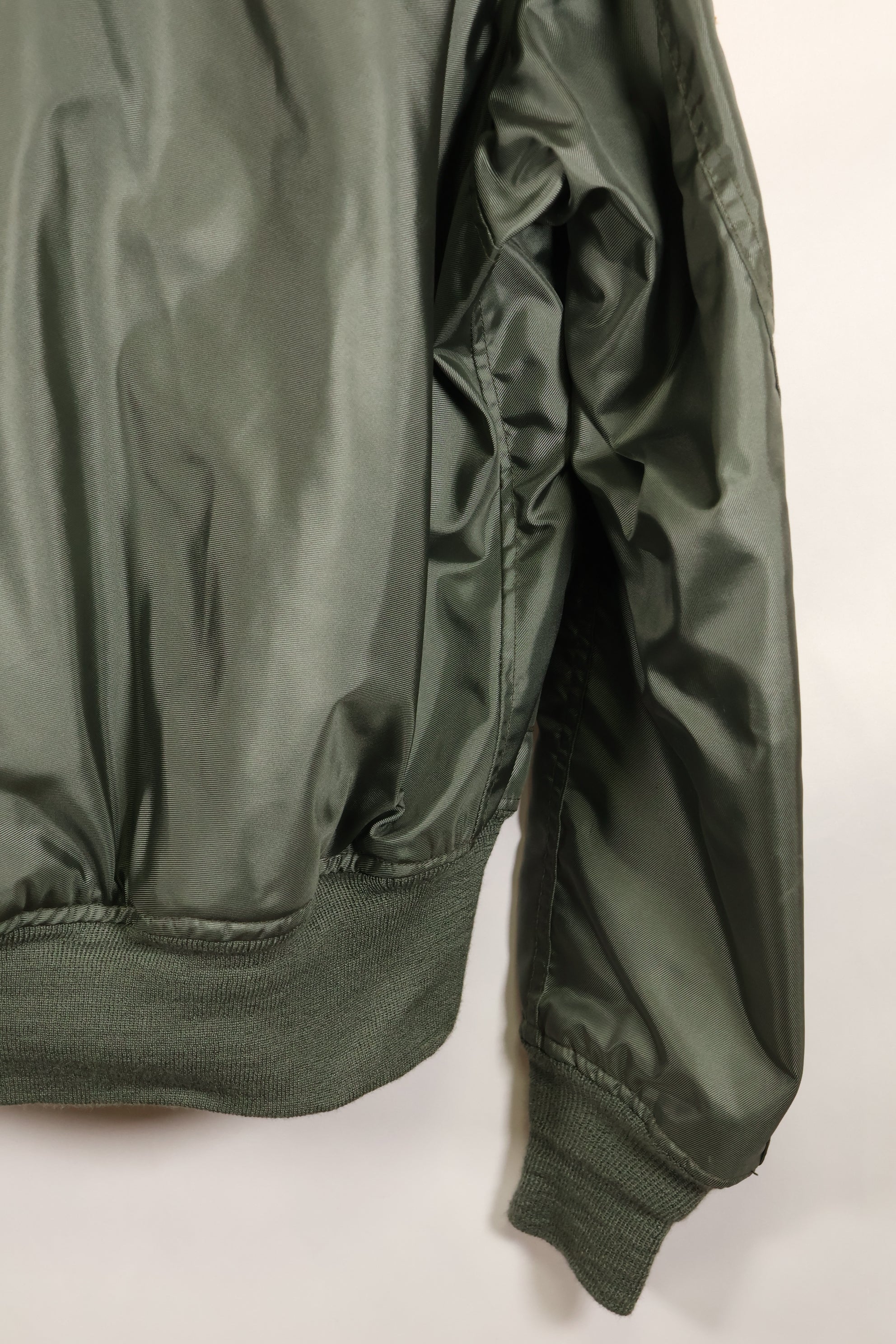 1981 Contract, LARGE, U.S. Navy, CWU-36P Flight Jacket, With Patches, Like-New Condition