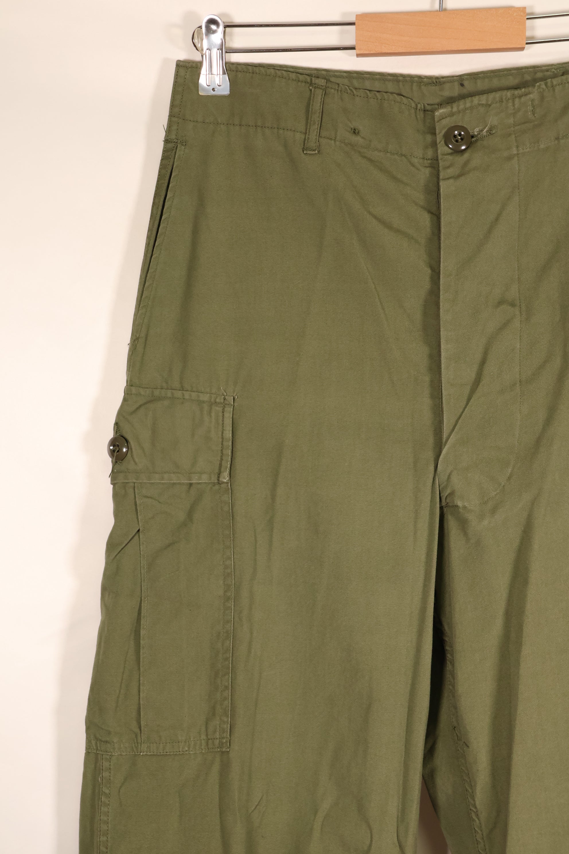 1964 Contract, S-R, U.S. Army, 1st Model Jungle Fatigue Pants, Good Condition, Used
