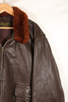 1950s Lot, Size 46, J-7823, U.S. Navy G-1 Flight Jacket, Early Production, Used