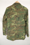 Real ERDL non ripstop jungle fatigues jacket, used, scratches, etc. B