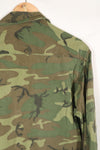 Real ERDL non ripstop jungle fatigues jacket, used, scratches, etc. B