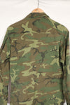 Real ERDL non ripstop jungle fatigues jacket, used, scratches, etc. B