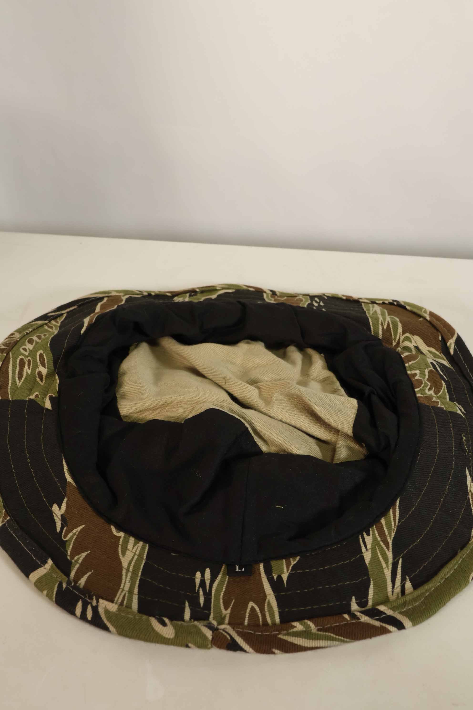 Limited quantity one-washed MILITARIA 1911 early Gold Tiger CISO cut boonie hat with short brim modification A