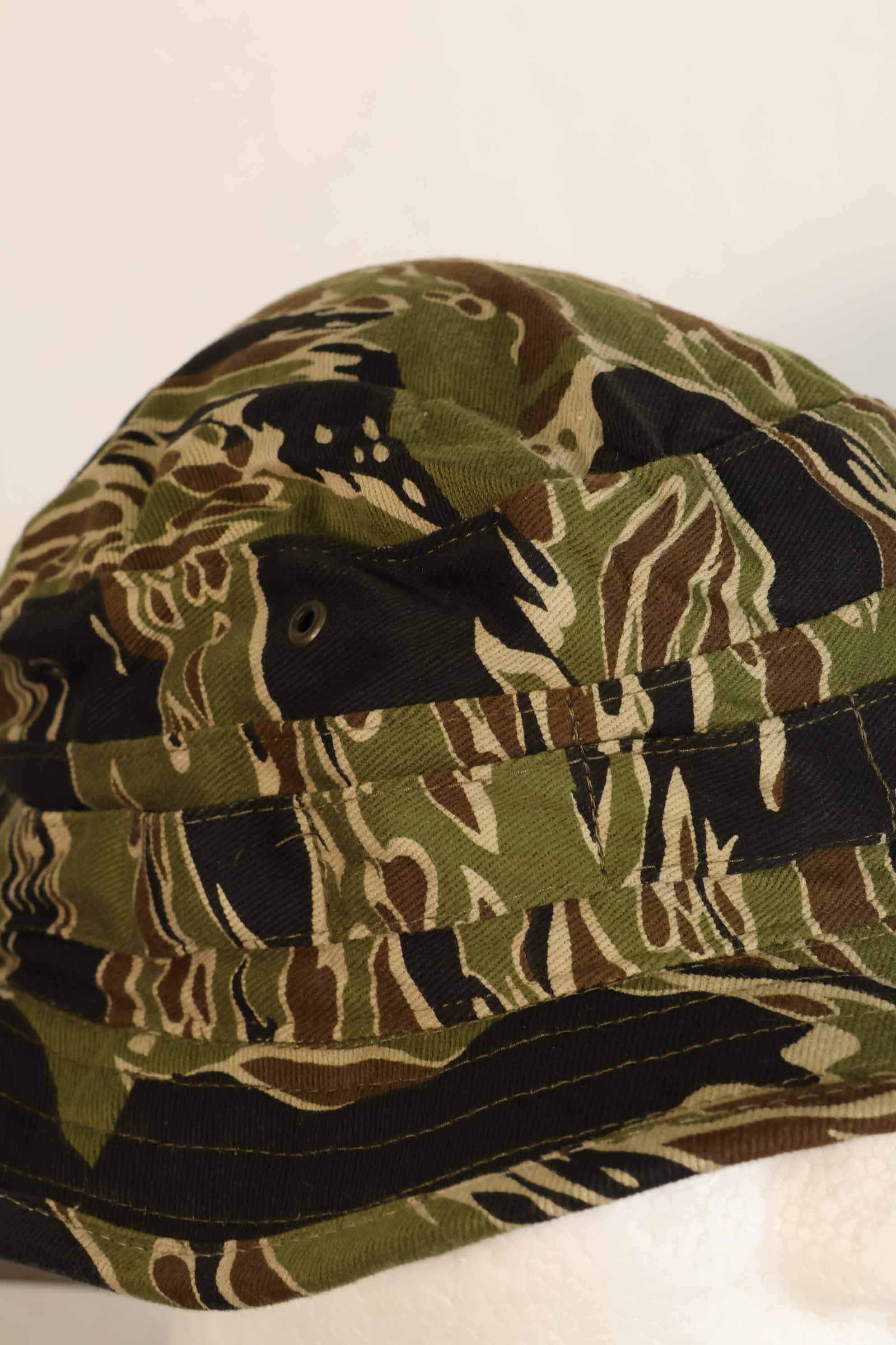 Limited quantity one-washed MILITARIA 1911 early Gold Tiger CISO cut boonie hat with short brim modification D