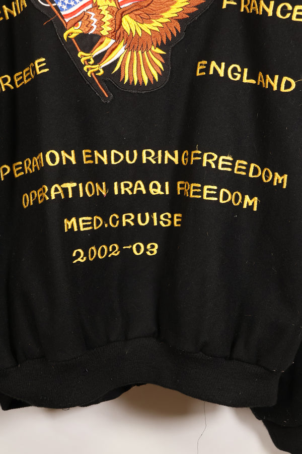 2002–03 U.S. Navy Operation Iraqi Freedom Cruise Tour Jacket, Privately Purchased, Used