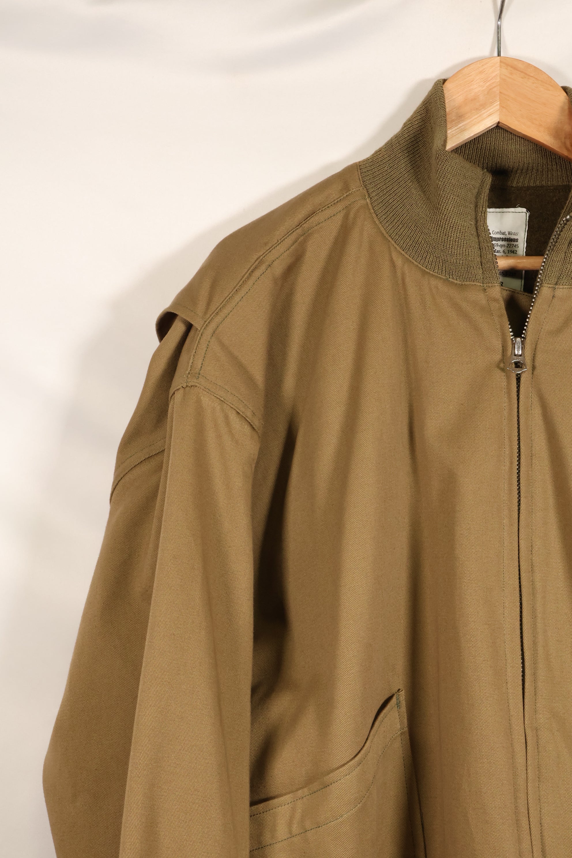 Replica 42R from the movie *Fury* – Surplus WWII 1st Model Tanker Jacket – Used