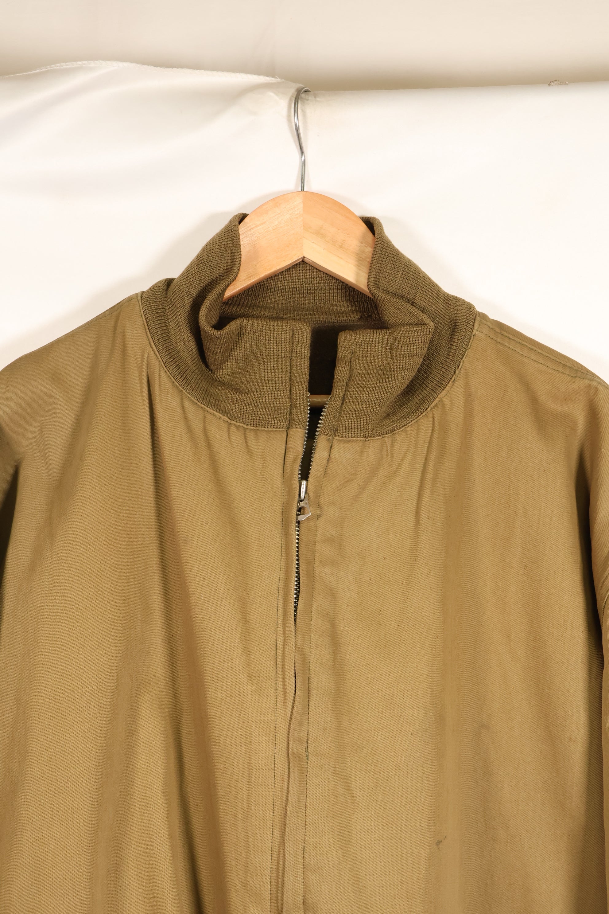 1940s, WWII, U.S. Army, 1st Model Tanker's Jacket, with damage and stains, used