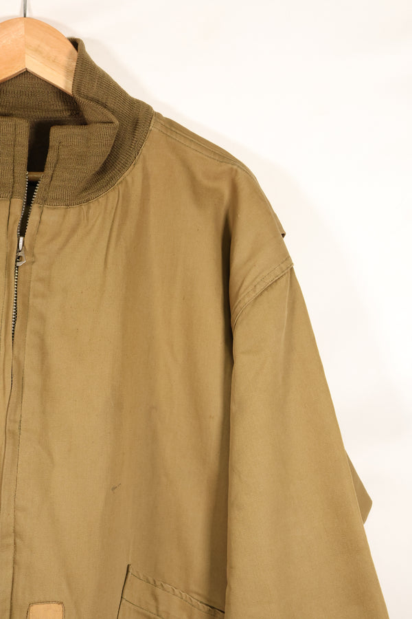 1940s, WWII, U.S. Army, 1st Model Tanker's Jacket, with damage and stains, used