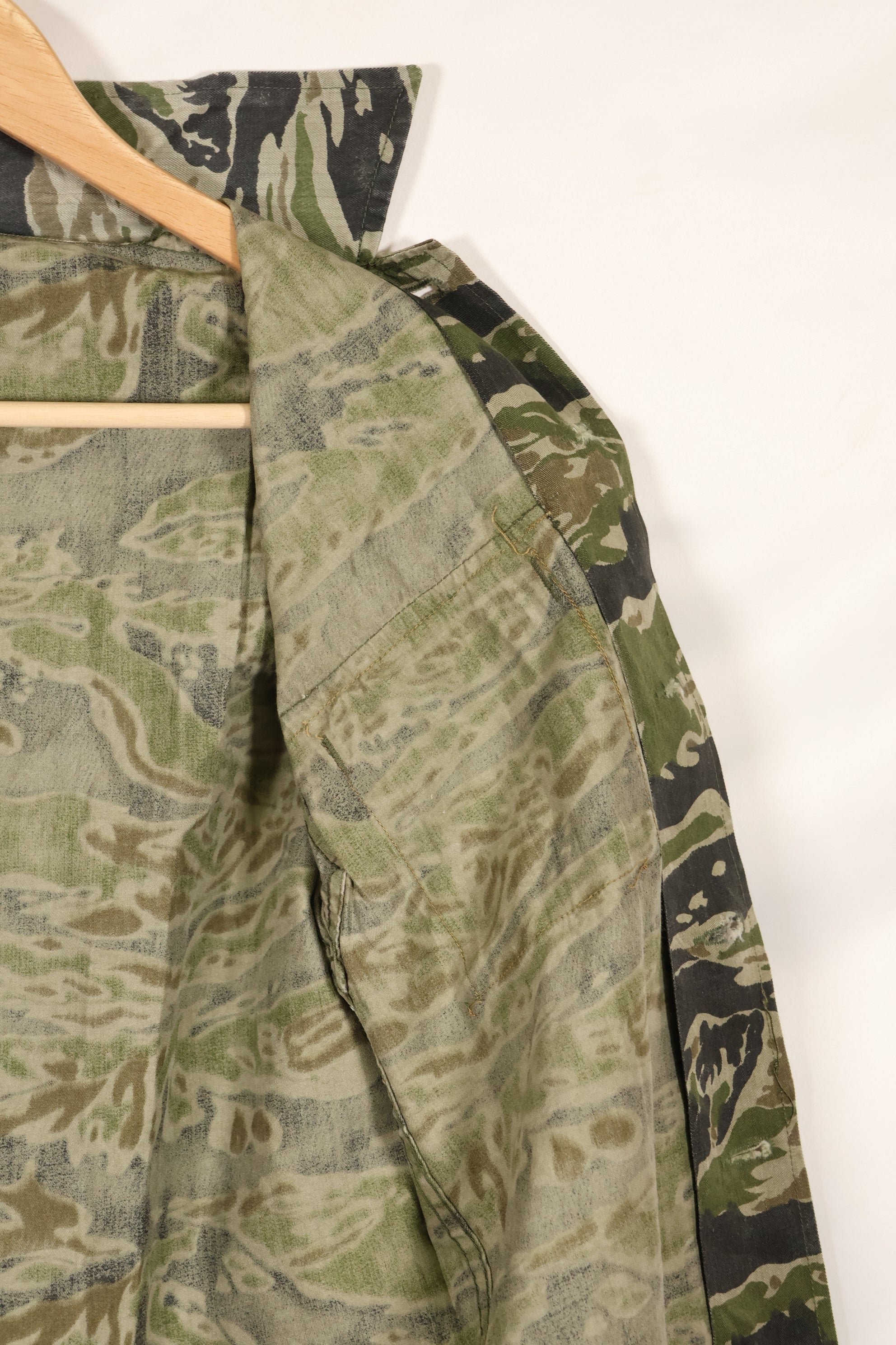 1960s Tiger Stripe Shirt, CIDG pattern, good condition, used, B