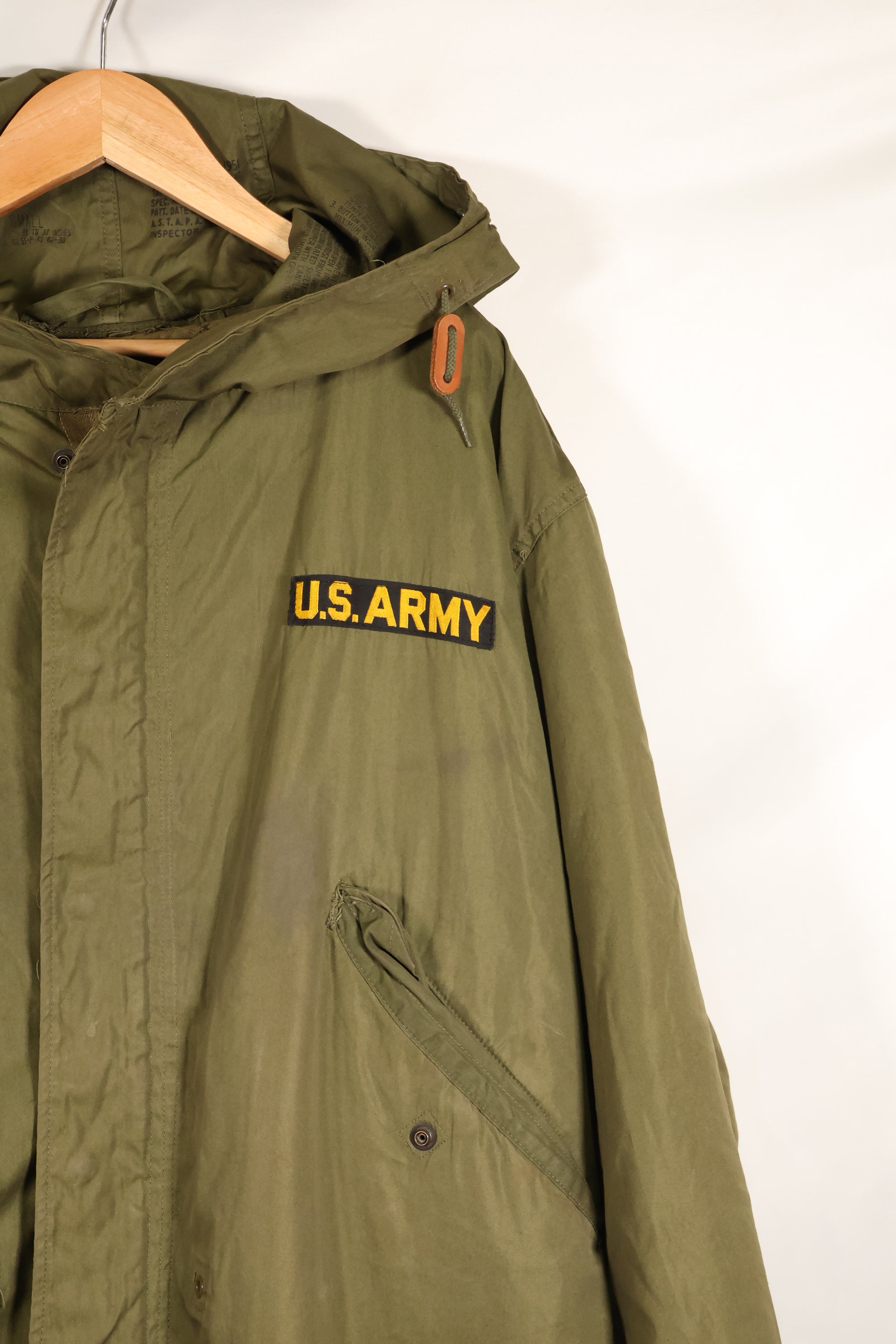 1953 Contract, U.S. Army, M51 Field Parka, Mods Parka, with Liner, Used