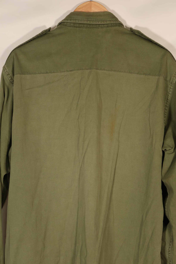 Real 1970 Australian Army OD shirt 15 1/2 x33 used