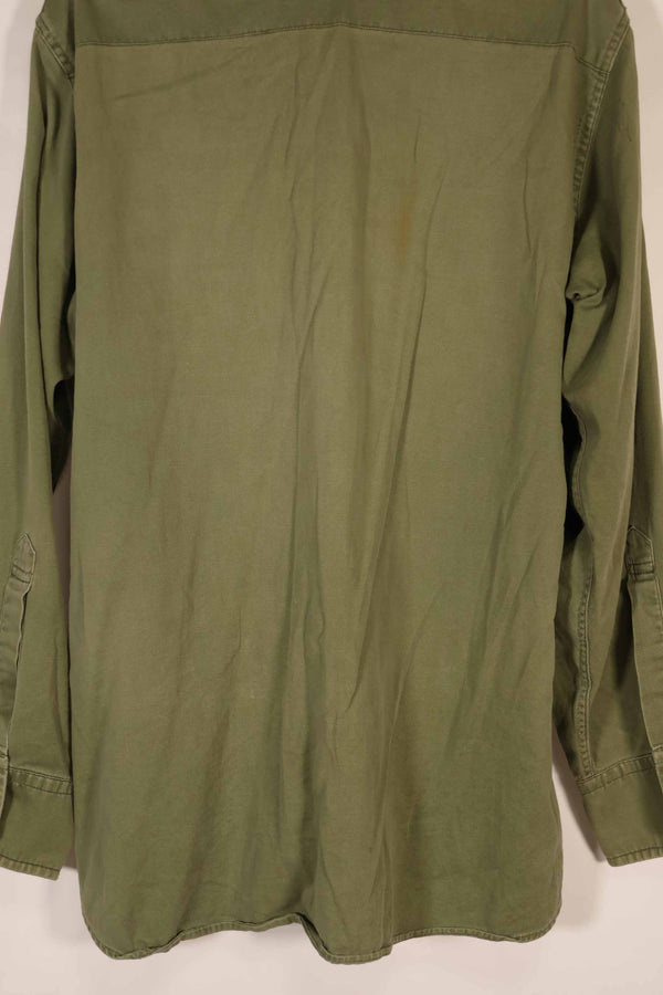 Real 1970 Australian Army OD shirt 15 1/2 x33 used