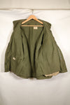 Circa 1965–66  S-S  M65 Field Jacket  1st Model  No liner  Some stains  Used
