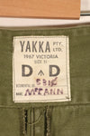 1967 Contract, Australian Army, OD Combat Pants, Slightly Faded, Used