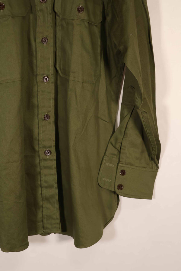 Real 1966 Deadstock Australian Army OD Fatigue Shirt 15 1/2 X32