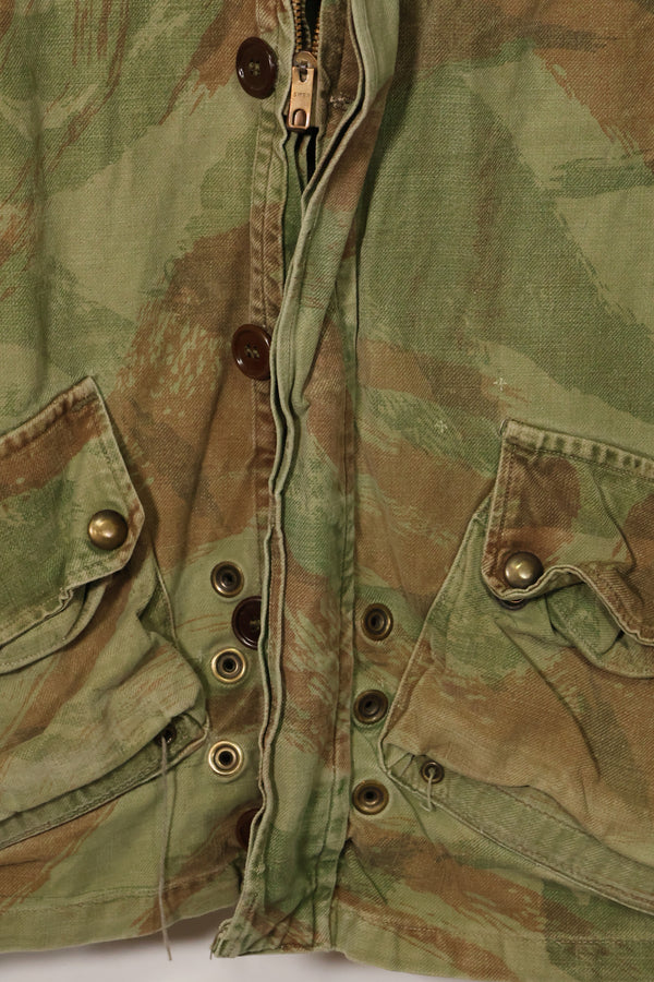 1950s French Army Lizard Camouflage TAP 47/54 Airborne Jacket Used