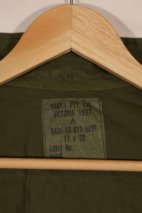 Real 1967 Australian Army Fatigue shirt, almost unused.