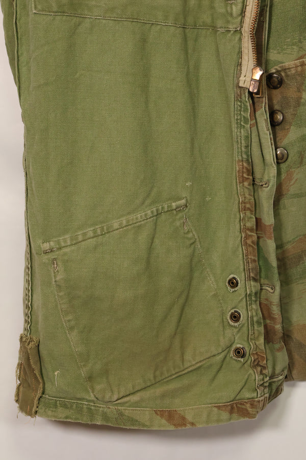 1950s French Army Lizard Camouflage TAP 47/54 Airborne Jacket Used