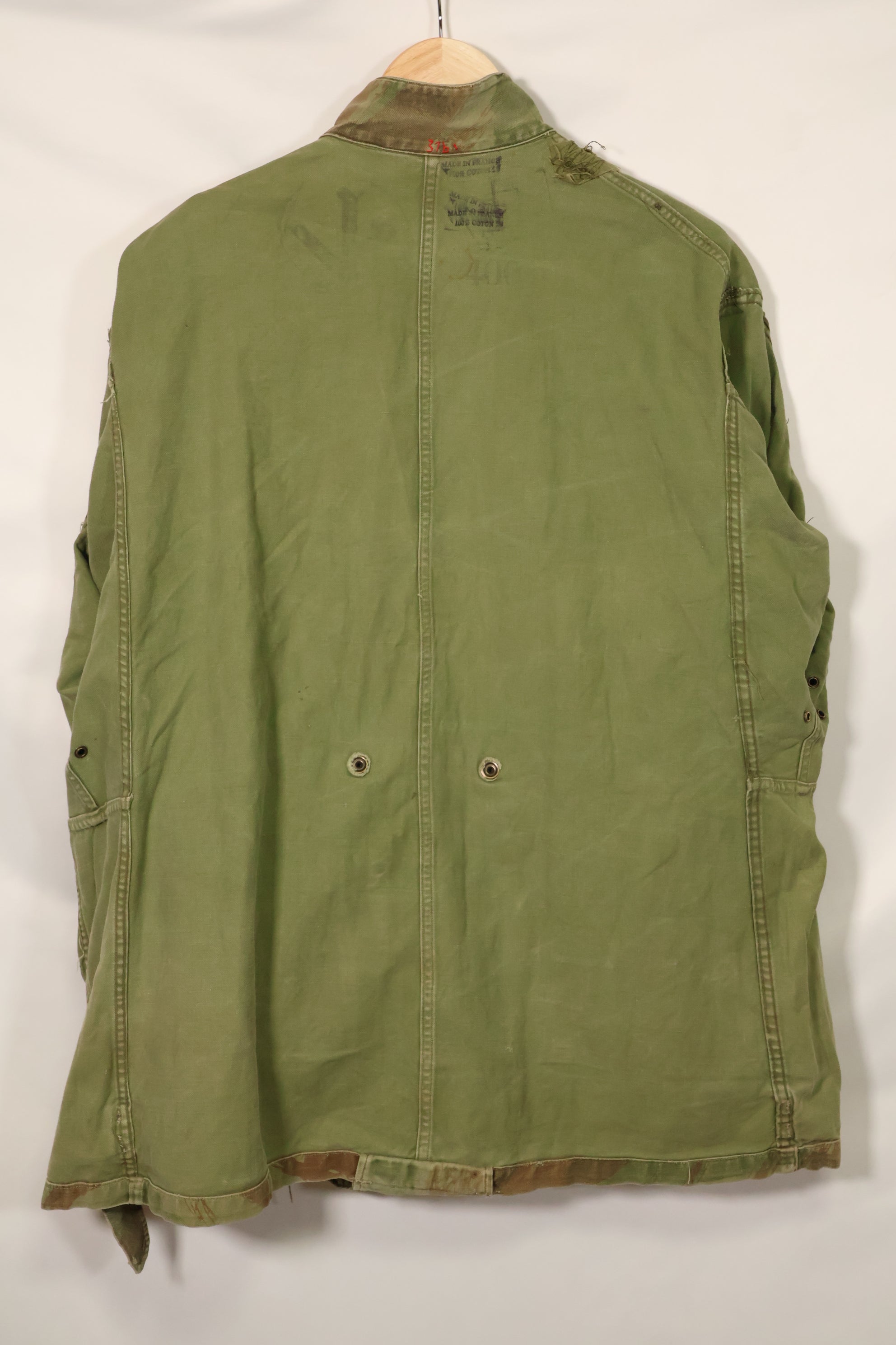 1950s French Army Lizard Camouflage TAP 47/54 Airborne Jacket Used