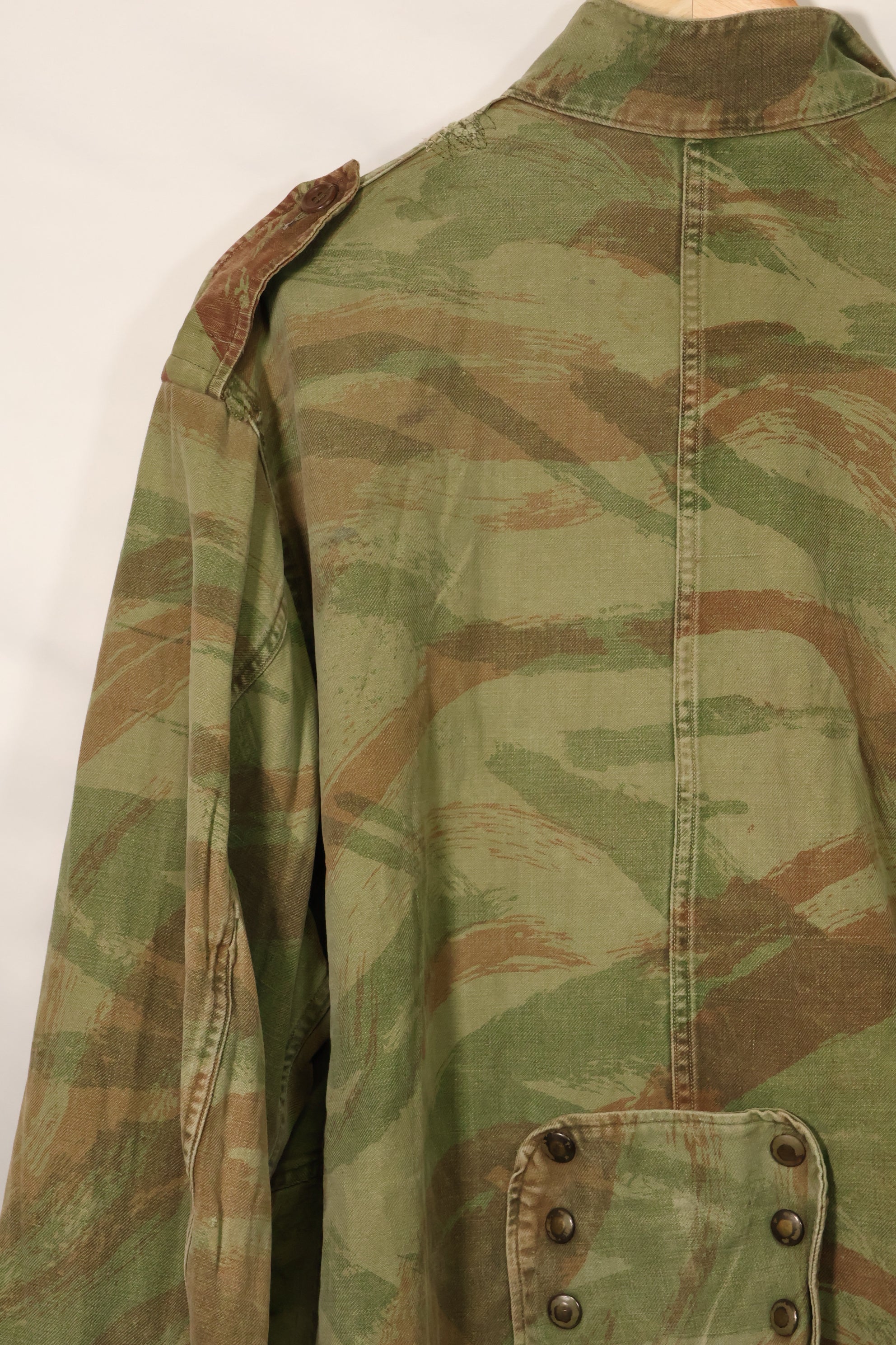 1950s French Army Lizard Camouflage TAP 47/54 Airborne Jacket Used