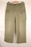1940年代前半　アメリカ陸軍　HBT　ヘリンボーンツイル　パンツ　スペシャル　対ガス防護　中古品