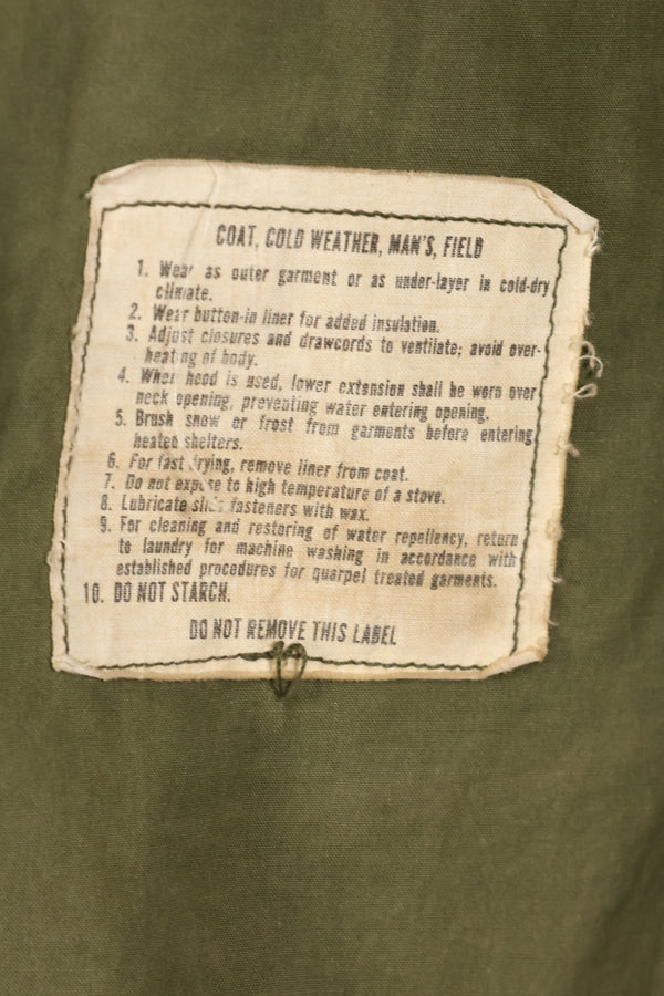 1971 Contract S-R 2nd Model M65 Field Jacket - Good Condition - Used