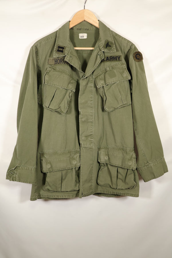 1970 Contract SMALL-REGULAR 4th Model Jungle Fatigue Jacket Used Film Company Release