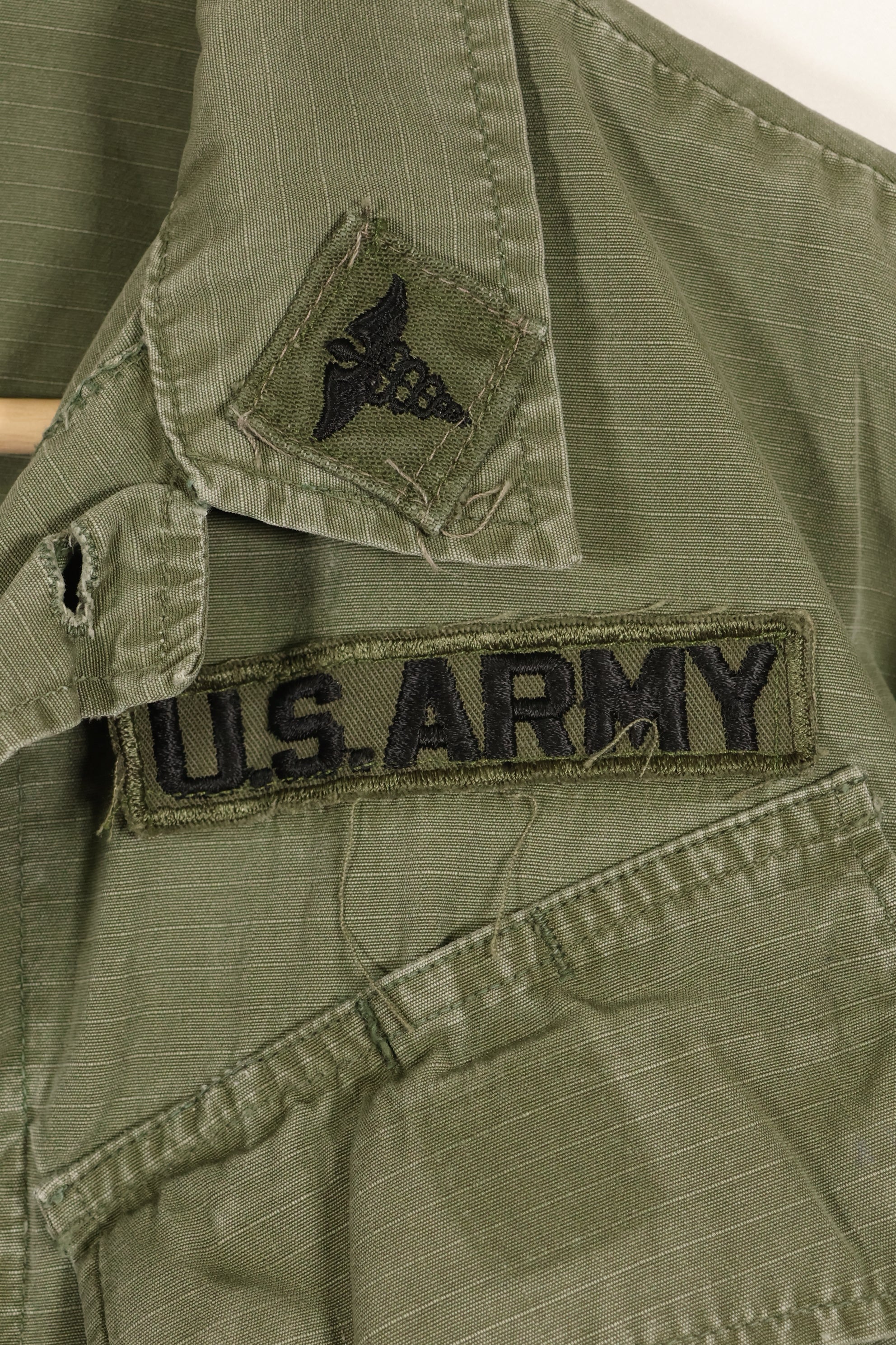 1970 Contract SMALL-REGULAR 4th Model Jungle Fatigue Jacket Used Film Company Release