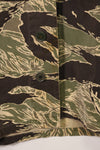 1960s US Cut Okinawa Tiger Tiger Stripe Shirt Modified Vest US-S Used