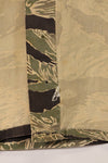 1960s US Cut Okinawa Tiger Tiger Stripe Shirt Modified Vest US-S Used