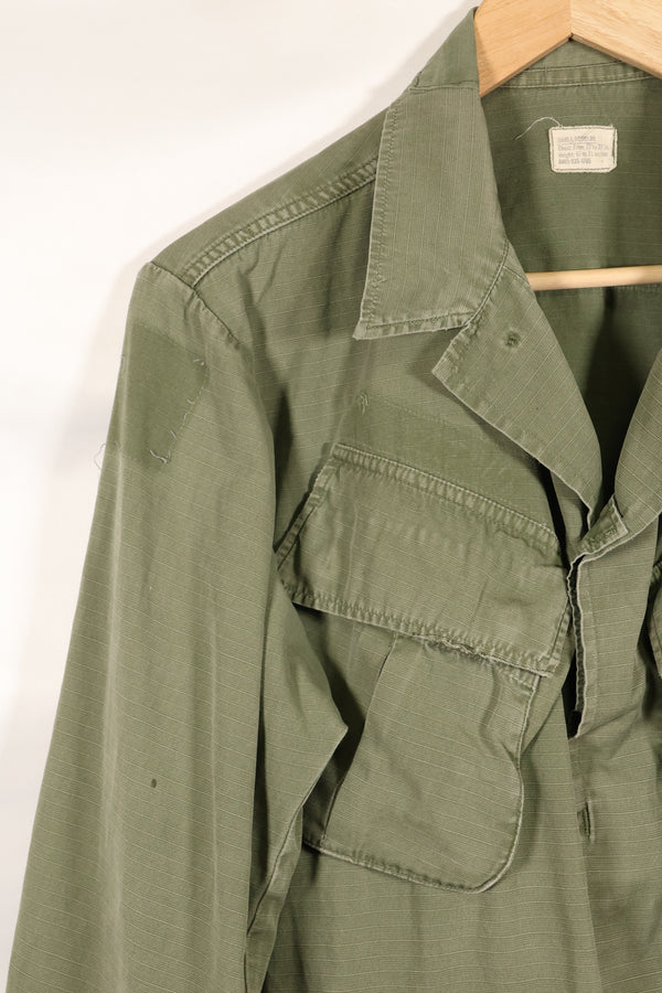 1969 Contract SMALL-REGULAR 4th Model Jungle Fatigue Jacket Used Film Company Release
