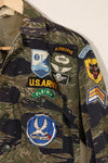 1960's Silver Tiger A-S Tiger Stripe Shirt with ARVN Patch Used