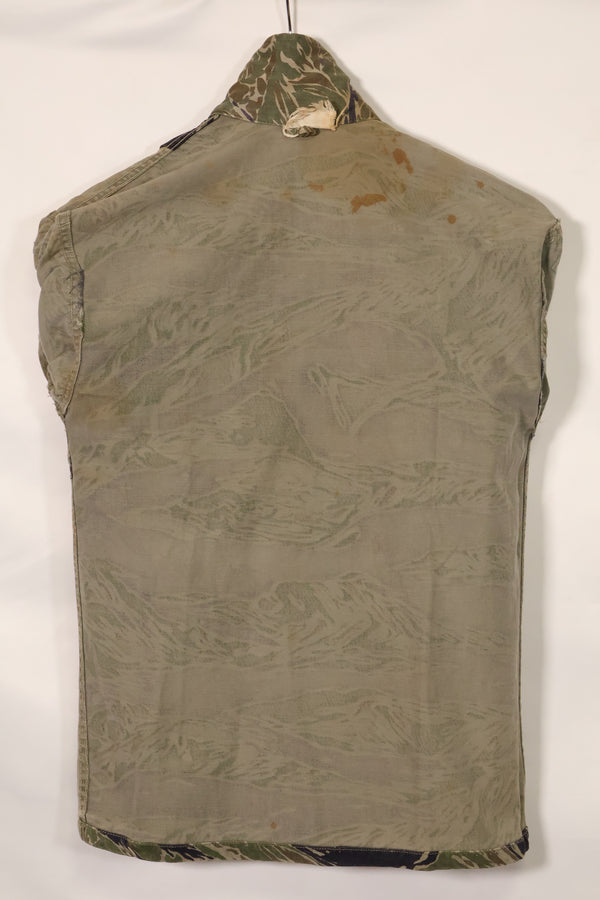 1960's Silver Tiger A-S Tiger Stripe Shirt with ARVN Patch Used