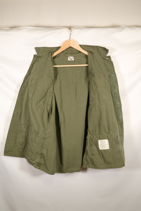 1969 Contract SMALL-REGULAR 4th Model Jungle Fatigue Jacket Used Film Company Release B