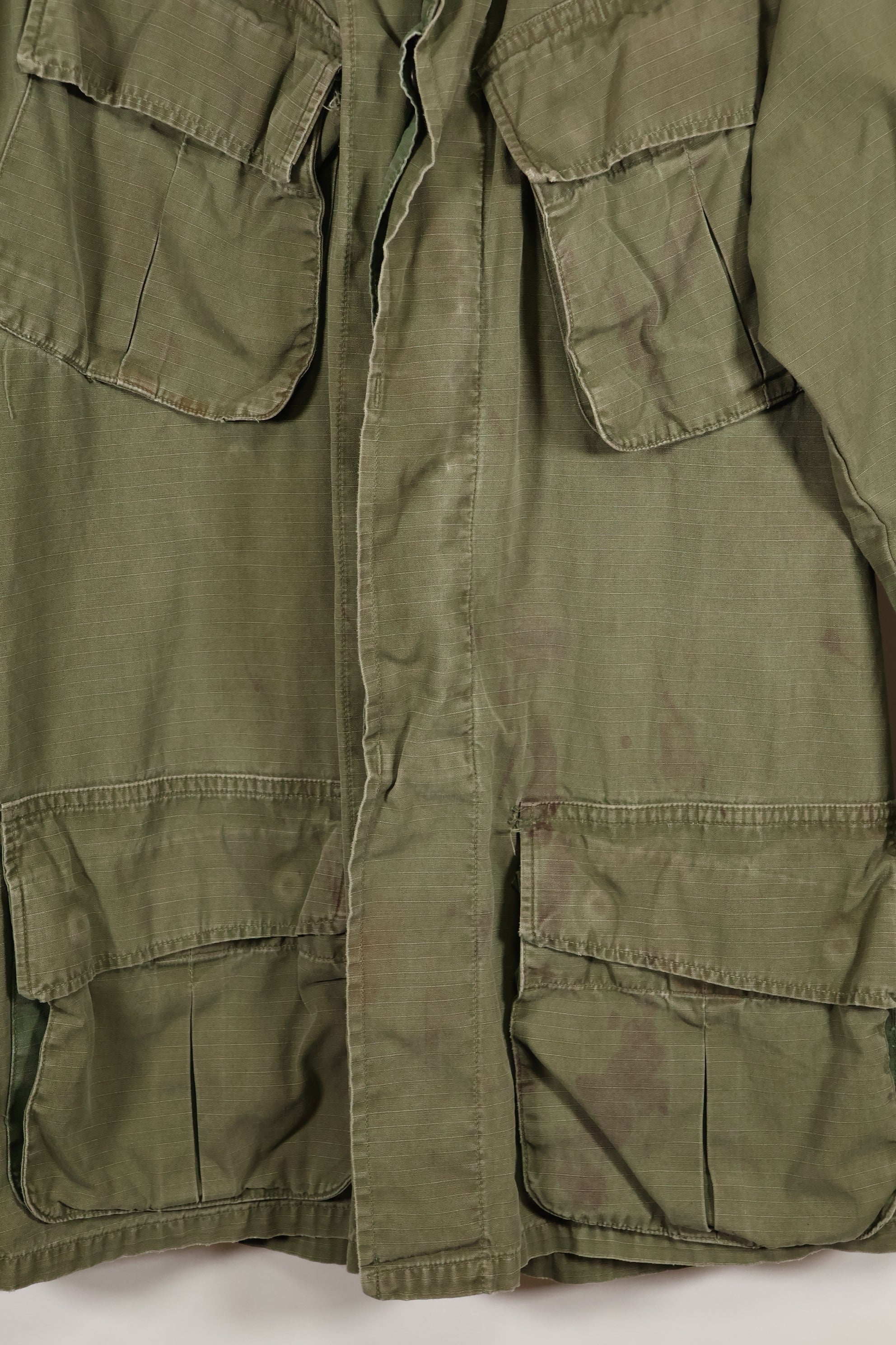 1969 Contract SMALL-REGULAR 4th Model Jungle Fatigue Jacket Used Film Company Release C