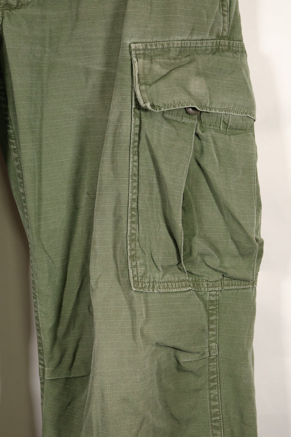 Circa 1969 S-R Size 4th Model Jungle Fatigue Pants, Used, Released by Film Company