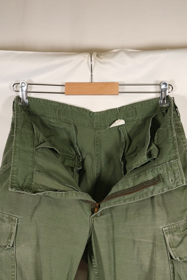 Circa 1969 S-R Size 4th Model Jungle Fatigue Pants, Used, Released by Film Company