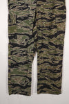 Real Late War Pattern Tiger Stripe Pants Light Weight Fabric A-L Used