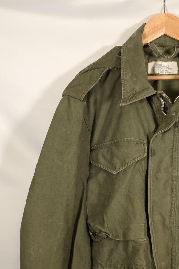 1957 Contract, S-S, U.S. Military, M51 Fold Jacket, No Liner, Faded, Used