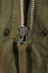 1957 Contract, S-S, U.S. Military, M51 Fold Jacket, No Liner, Faded, Used
