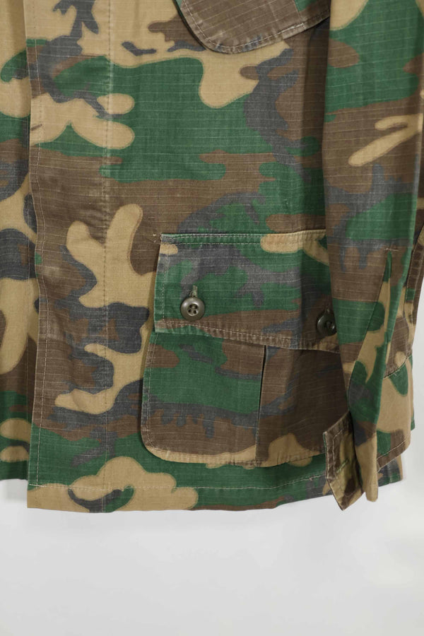 Thailand Taylor Made Former 1st SFG Troop Owned 1st Model Cut ERDL Jungle Fatigue Jacket Used