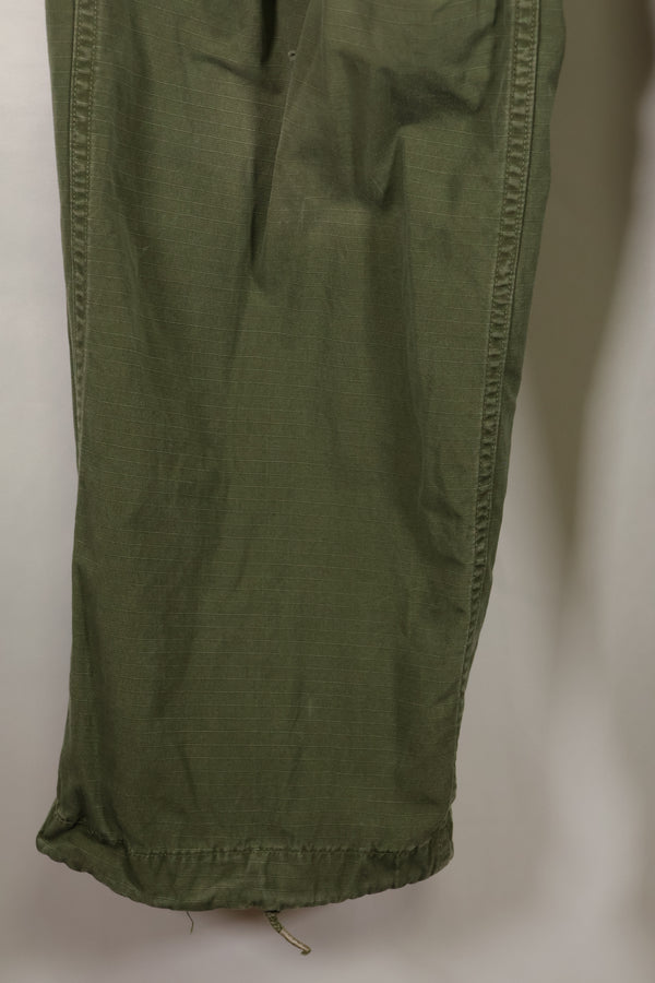 Circa 1969 S-R Size 4th Model Jungle Fatigue Pants, Used, Released by Film Company