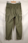 Circa 1969 S-R Size 4th Model Jungle Fatigue Pants, used, film company release B