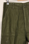 1960s lot OG-107 baker pants with modified cargo pockets, ex-special forces personnel, used F