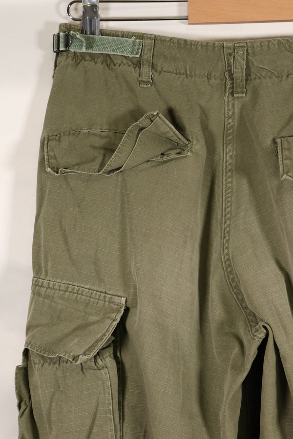 Circa 1969 S-R Size 4th Model Jungle Fatigue Pants, used, film company release, C